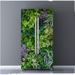Autocollant mural pour porte en <span class=keywords><strong>vinyle</strong></span> transparent auto-adhésif, écologique, résistant aux UV, imperméable, amovible, pour réfrigérateur - Product Image 1