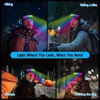Gorro 3 en 1 con Iluminación RGB y Música, Linterna LED, Auriculares Bluetooth, Llamadas Manos Libres, Gorro de Invierno para Exteriores, Éxito de Ventas en AMZ