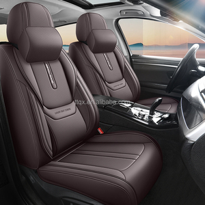 Housses de siège auto en cuir premium, entièrement enveloppantes, durables, avec soutien lombaire, toutes saisons, pour <span class=keywords><strong>Peugeot</strong></span> <span class=keywords><strong>208</strong></span> 308 2008 3008 5008 - Product Image 2