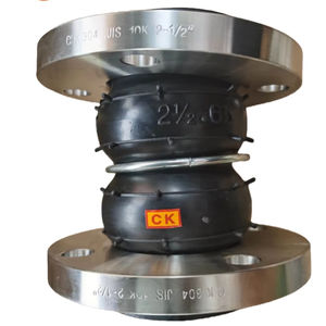 Joint de dilatation en caoutchouc à double sphère à bride flexible, galvanisé à chaud, haute pression, pour la construction navale - <span class=keywords><strong>Prix</strong></span> de gros réduit - Product Image 1