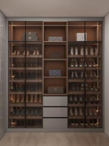 Armario de Madera de Lujo de Alta Calidad Personalizado de Guangdong, China, en Estilo Tradicional - Product Image 3