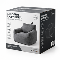 Boîte pliable à double paroi en carton ondulé, facile à assembler, logo personnalisé pour les articles ménagers, emballage en gros