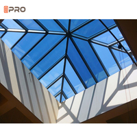 Projecteur de balcon en forme de pyramide, dôme de toit en verre, éclairage LED pour puits de lumière