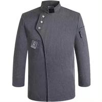 Uniforme de chef pour restaurant et bar Manteau de chef Veste de maître de cuisine spécialisée dans la production et la vente en gros
