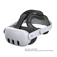 Tali Kepala TPU yang Dapat Disesuaikan dengan Bantalan Spons Lembut, Penyangga Headset VR/AR yang Seimbang untuk Kenyamanan & Pengurangan Tekanan Wajah