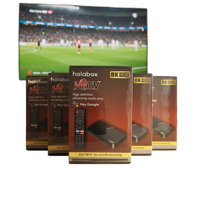 1Year Warranty | Hola HiiTV 8K HDR Streaming IP-TV Media Player Allwinner H618 2GB RAM Strong WIFI6 BT Voice Remote 4G/32G