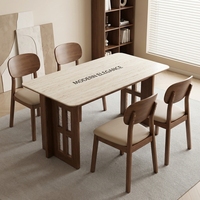 Nouvelle table à manger en bois massif de style chinois, table à manger moderne et simple pour la maison, table à manger rectangulaire