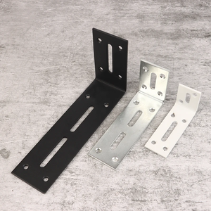 Support mural en acier inoxydable à angle droit 90 degrés de type L, simple face, pour meubles, portes, armoires, écrans, fixation, surface peinte - Product Image 3