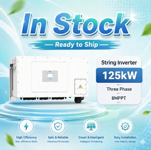อินเวอร์เตอร์ Deye รุ่น SUN-125K-G01P3-EU-AM8 ขนาด 125 กิโลวัตต์ แบบเชื่อมต่อกับระบบไฟฟ้าสาธารณะ สามเฟส 380 โวลต์ 8 MPPT เหมาะสำหรับโซลูชั่นพลังงานแสงอาทิตย์ - Product Image 1