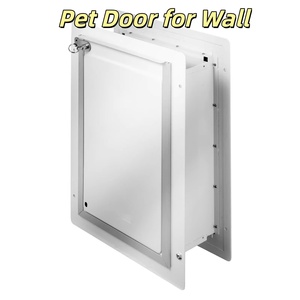 KAMI Uygun Fiyatlı Evcil Hayvan Kapısı, Sürgülü Metal Kulübe ve Perde ile Köpek Dostu 3 Kanatlı Evcil Hayvan Kapısı - Product Image 1