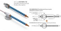 Buse de pulvérisation de liquide à jet unique universelle à montage sur disque magnétique pour la lubrification de la découpe des métaux