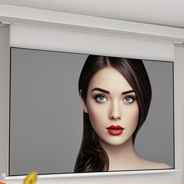 4K High-definition Wall Mounted Grey Frame ALR Screen100 120 150 Inch Border 1cm Alr Pet Fixed Frame Projector Screen