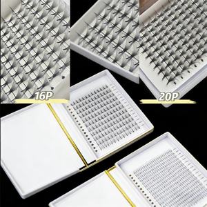 0.05mm 6D 8D Pre Made <b>Fans</b> Lashes Extension 10D 12D 0.07mm C D Short Long Stem Premade Volume <b>Fans</b> - Product Image 3