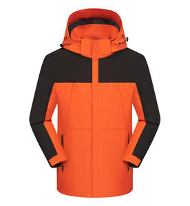 YZ Hooded Winter Stand <strong>Cycling</strong> <strong>Jacket</strong> <strong>Men</strong>/Women Color Block Waterproof WindproOf Zipper Front Functional Outdoor Wholesale - Product Image 1