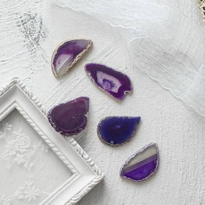 Bán buôn tự nhiên màu sắc khác nhau thạch anh Coaster pha lê đá Mã não lát - Product Image 5