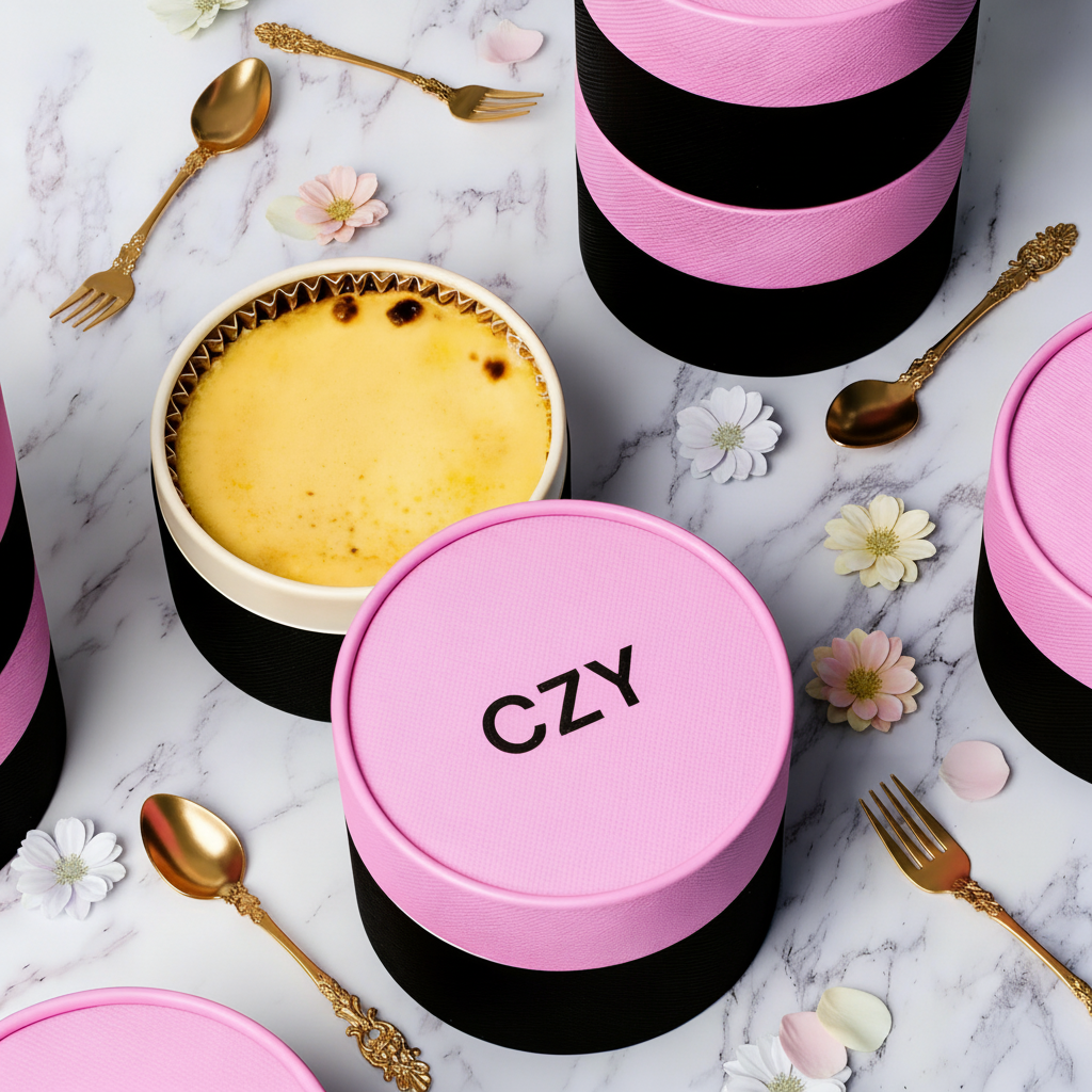 Factory Direct Customized Food-grade Eco-Friendly Biodegradable Recyclable Cake Cookie Packaging Laminated Cup Baking Paper Tube