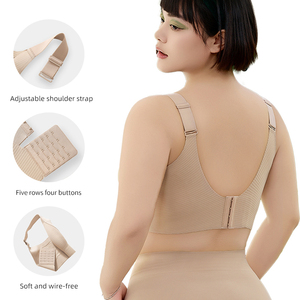 <span class=keywords><strong>Soutien</strong></span>-<span class=keywords><strong>gorge</strong></span> sans fil <span class=keywords><strong>grande</strong></span> <span class=keywords><strong>taille</strong></span> pour femmes, sous-vêtements 5XL, bretelles larges, haute élasticité, <span class=keywords><strong>soutien</strong></span>-<span class=keywords><strong>gorge</strong></span> sans couture à <span class=keywords><strong>grande</strong></span> coupe pour femmes - Product Image 4