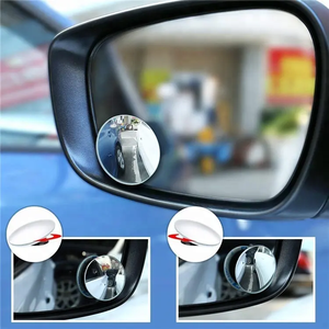 2 Pcs Pack Round HD Glass Frameless Convex <b>Car</b> Rear View Blind Spot <b>Mirror</b> Blindside <b>Mirror</b> <b>Car</b> Blind Spot <b>Mirrors</b> for <b>Cars</b> - Product Image 5