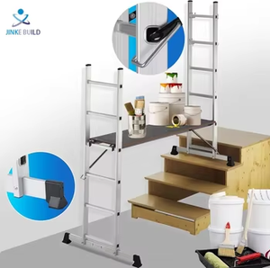 Biến đổi nhôm làm việc Nền tảng: thang + giàn giáo Combo cho sơn lợp & sửa chữa H khung nhôm kính thiên văn thang - Product Image 5