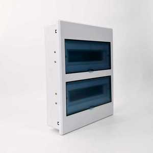 Boîtier de distribution de <span class=keywords><strong>tableau</strong></span> électrique YLK à 30 voies, double rangée, panneau en plastique connecté, <span class=keywords><strong>disjoncteur</strong></span>, installation encastrée - Product Image 3