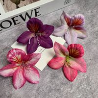 Bunga Bauhinia Buatan, Perlengkapan Kerajinan untuk Kemasan Hadiah DIY, Kotak Permen, Dekorasi Rumah, dan Aksesoris Rambut