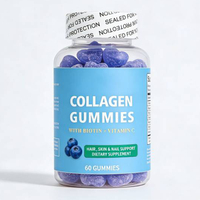 Bonbons gélifiés au collagène de qualité supérieure pour la santé de la peau des adultes, soutien articulaire, bienfaits antioxydants, 360 comprimés/flacon, non destiné aux femmes enceintes