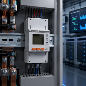 Compteur d'énergie monophasé Acrel ADL200-NK avec écran LCD, tarifs multi-tarifs, WIFI, RS485, Modbus RTU, rail DIN, relais intégré - Product Image 1