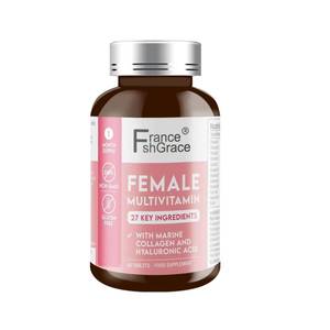 Meilleures Comprimés Multivitaminés Quotidiens <span class=keywords><strong>pour</strong></span> Femmes avec Vitamines <span class=keywords><strong>pour</strong></span> l'Immunité et l'Énergie, Sans Gluten, 60 Comprimés - Product Image 1