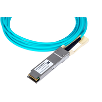 Transceiver Optik 5G Model Berkualitas Tinggi Kompatibel HG untuk Interkoneksi Switch Server Pusat Data Mellanox 100G QSFP28 MPO POE