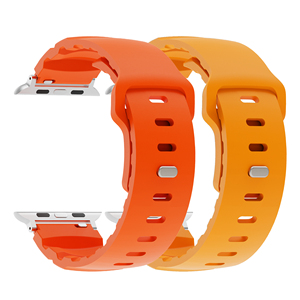 Cinturini in Gomma Fluorurata CM Impermeabili con Adattatore <span class=keywords><strong>Argento</strong></span> per <span class=keywords><strong>Apple</strong></span> <span class=keywords><strong>Watch</strong></span> S10 46mm 42mm Ultra 49mm 45mm 44mm - Product Image 3