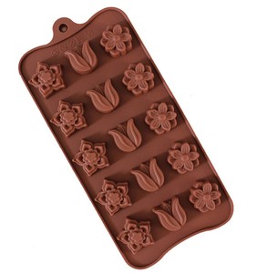 Moule en silicone à cavités pour la fabrication de barres de chocolat, de blocs/plaques de chocolat et de barres en forme de feuille - Product Image 2