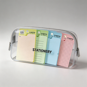 Blocs-notes adhésifs pliables Sheng Kang, 4 couleurs, avec motif de grille à points, pour l'étude, le bureau, la papeterie - Product Image 3