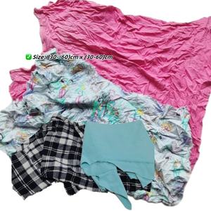 <b>Textile</b> <b>Waste</b> Recycled Pure Cotton Colored Workshop Cleaning Machine Industrial Wiping Cloth Oil Moisture Absorption - Product Image 3