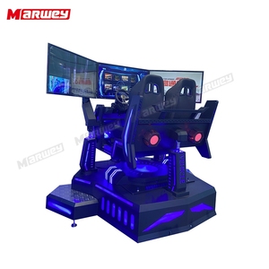 Thiết bị mô phỏng lái xe VR 6 bậc tự do cao cấp trong nhà, 3 màn hình, dành cho trung tâm trò chơi công viên giải trí - Product Image 2