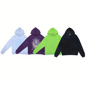 Толстовка с капюшоном 420gsm на заказ, 100% хлопок, зимний дизайн с винтажным вырезом, вязаная потерта, нашивка - Product Image 1