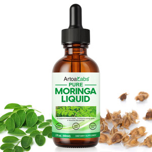 Оптовая продажа, частная марка, 60 мл, Органическая веганская чистая жидкая добавка для Моринги, поддерживает иммунное здоровье, питает кожу и волосы - Product Image 5