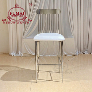 Black Frame Bar <b>Stool</b> White Bar <b>Stools</b> For Kitchen Countertop - Product Image 4