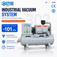 Pompa per vuoto rotativa a palette monostadio KAIMENG FKMVP 302, 302m³/h, 7.5KW, 380V, 101KPa per l'industria alimentare