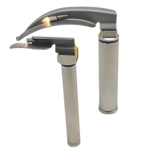 Ensemble de laryngoscopes à fibre optique métalliques flexibles pour adultes et pédiatriques, en acier inoxydable, réutilisables, kit d'anesthésie - Product Image 5