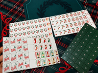 Modernas Fichas de Mahjong Verdes de Navidad, 160 Piezas, Fichas Acrílicas de 4 Capas, Regalo Navideño Rojo de Santa, Marca YAJI, YAJI888, MOQ 1 Juego