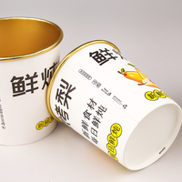 Bol alimentaire jetable personnalisé en papier épais avec feuille d'or, pour desserts et soupes à emporter, idéal pour la soupe de poire rôtie au sucre