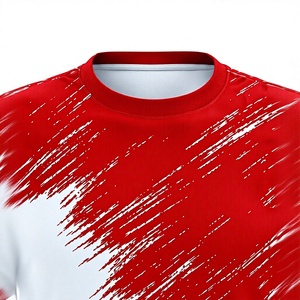 Camiseta de Fútbol Personalizada, Verano/Invierno, Apliques, Secado Rápido, Absorbe la Humedad, Estampada, Equipación de Equipo, Manga Corta, Elástica en Cuatro Direcciones, Top Deportivo - Product Image 2