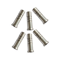 Accessoires pour flèches de haute qualité à 12 grains, connecteur pour cible et pointe de flèche, insert interne en aluminium de 7,6 mm.