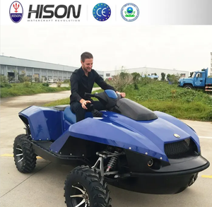 Hison's New Style <strong>Quadski</strong> <strong>Amphibious</strong> Boat 4 Stroke <strong>Jet</strong> <strong>Ski</strong> with <strong>Quad</strong> <strong>Jet</strong> Fiberglass Material - Product Image 3