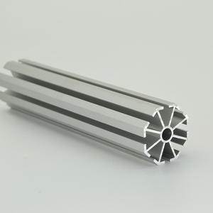 Espositore modulare personalizzato stand stand intelatura sistemi CNC lavorati colonna ottagonale profili in alluminio foratura brocciatura +/-0.01mm - Product Image 3