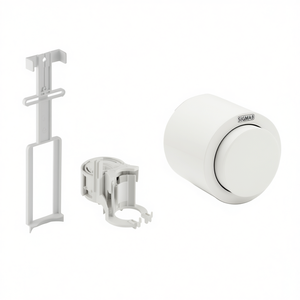 Commande pneumatique externe à bouton unique pour boutons de chasse d'eau blancs Sigma8 - Product Image 3