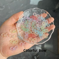 Nœuds colorés de 18 mm pour DIY, colliers et bracelets, en plastique de qualité supérieure, poli uniforme, portables, vente en gros, pour anniversaire, Saint-Valentin, étanches