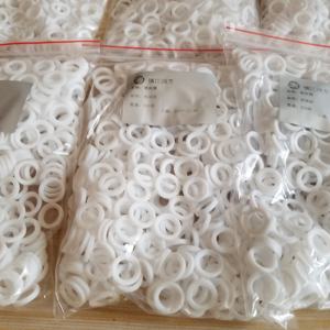 Высокотемпературное и коррозионно-стойкое белое пластиковое уплотнительное кольцо PTFE прокладка Tetrafluoro маленькая прокладка - Product Image 2