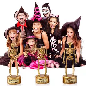 Trophée Squelette en Plastique pour Halloween – Décoration Amusante pour Concours de Costumes, Fêtes d'Halloween et Maisons Hantées - Product Image 5