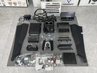 Kit de conversion et d'amélioration pour tableau de bord Toyota Land Cruiser FJ200, accessoires LC200 pour l'intérieur LC300, système de navigation 16.2 pouces, versions LHD et RHD.